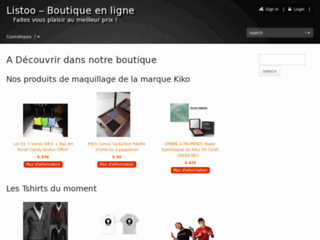 Listoo Boutique - creation de votre boutique en ligne professionnelle