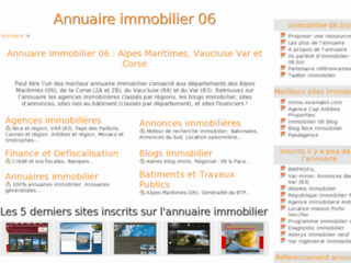 Annuaire immobilier 06/83