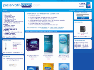 Préservatif-Durex: vente de produits Durex