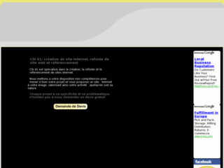 Détails : creation site internet - refonte site web - referencement