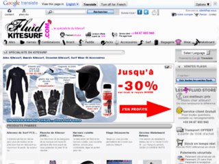 FLUID KITESURF  - Achat kitesurf &agrave; prix discount, kitesurf shop, aile, boards et accessoires