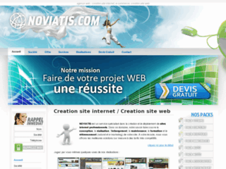 Détails : Création de site internet Noviatis