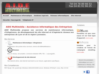 Détails : Aide Multimedia : maintenance informatique et site internet sur Lyon