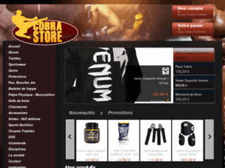 Boutique en ligne pour la boxe thailandaise