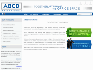 Détails : ABCD International - cloisons amovibles de bureaux