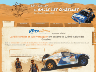 Axecibles, agence web sponsor du Rallye des gazelles