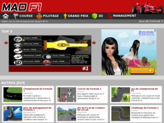 MadF1.com: jeux de Formule 1 en ligne