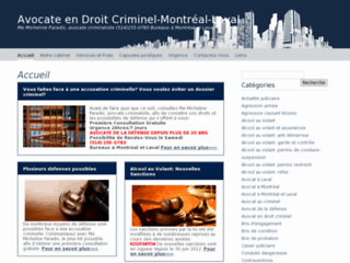 Avocate en droit criminel-Montréal-Laval
