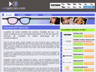 Comparatif opticien en ligne : quel opticien choisir ? lunettes et lentilles en ligne - kelopticien