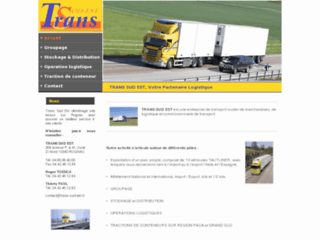 TRANS SUD EST, entreprise de transport routier de marchandises