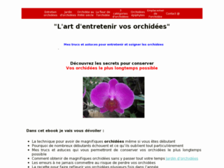 Culture et entretien des orchidées