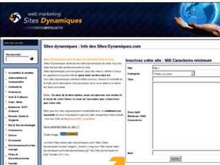 Annuaire Sites dynamiques et développement php