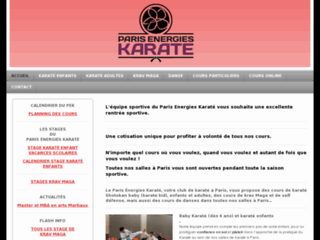 PEK - club de karaté à Paris