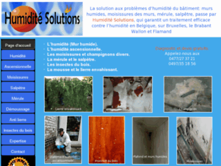 Le traitement de l'humidité, des murs humides passe par Humidité Solutions