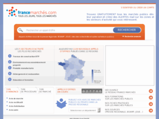 Détails : Le marché public et privé en ligne - France Marchés