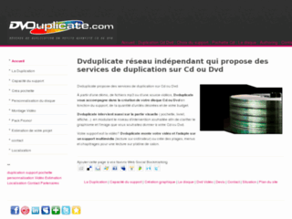 Détails : Reseau de duplication en petites quantite su Cd Dvd
