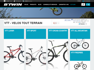 Détails : VTT sport : vélo tout terrain pour la pratique sportive et ou la randonée - BTwin