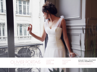 Olivier Portais (Paris): pour une robe de mariée unique