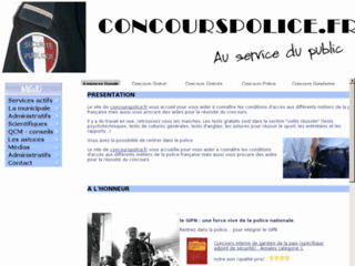 annales concours police nationale