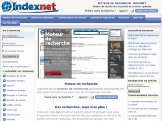 Moteur et portail de recherche Index net