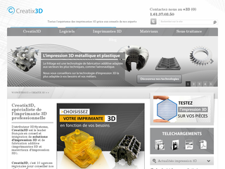 Détails : Distributeur d'imprimantes 3D professionnelles