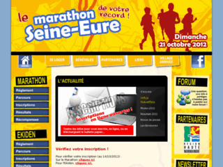 Site officiel du Marathon Seine-eure