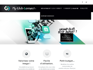 My-Club-Connect.fr : Création de site web pour clubs de rugby