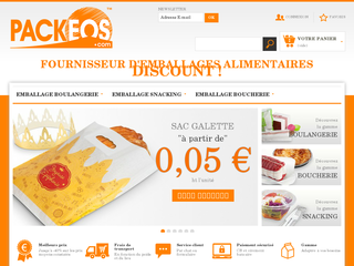emballage alimentaire packeos