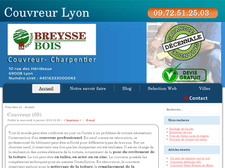 Couvreur Lyon(69)