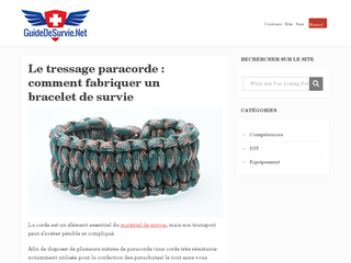Détails : http://guidedesurvie.net/bracelet-paracorde/