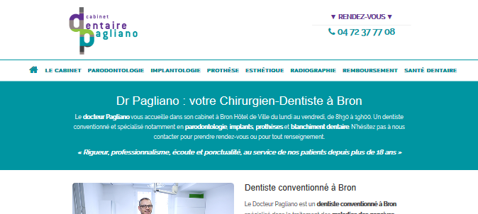 Détails : Docteur Pagliano, chirurgien dentiste à Bron