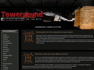 Détails : 1er site des fans du groupe d'Heavy Metal Symphonique & de balades rock Towersound !