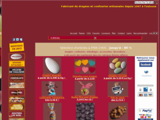 Détails : Confiserie du Languedoc : fabricant de dragées, pralies, chocolats..pour mariage, baptême, communion