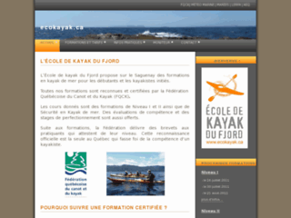 Détails : Ecole de kayak du fjord