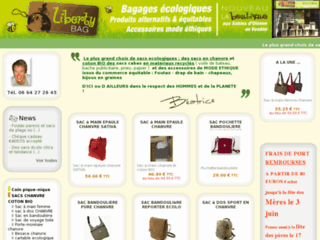 Détails : sacs à main bagages articles écologiques en chanvre