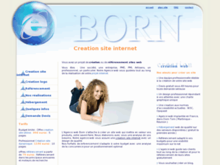 Détails : Création site internet - Born Referencement