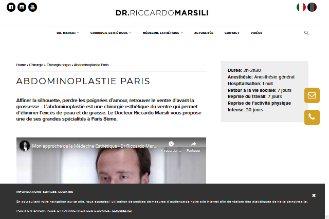 Détails : Faire une abdominoplastie à Pariis