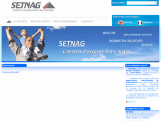 Setnag : analyseurs et sondes à Oxygène