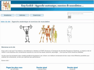 Détails : Easy-look.fr : Approche anatomique et exercices de musculati