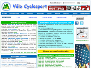 Détails : Vélo Cyclosport Passion
