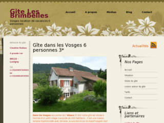 Gite Les Brimbelles Luvigny Vosges (88)
