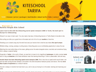 Ecole de kitesurf d'Aurelia Herpin à Tarifa