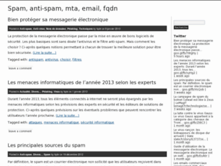Détails : Configurer vote anti spam fqdn
