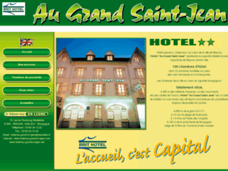 Hôtel à Beaune, Bourgogne : Hotel Au Grand Saint Jean, hôtel deux étoiles, wifi, satellite