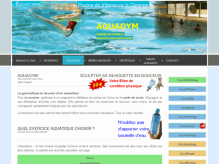 Détails : Aquagym, aquabiking, bébé nageurs