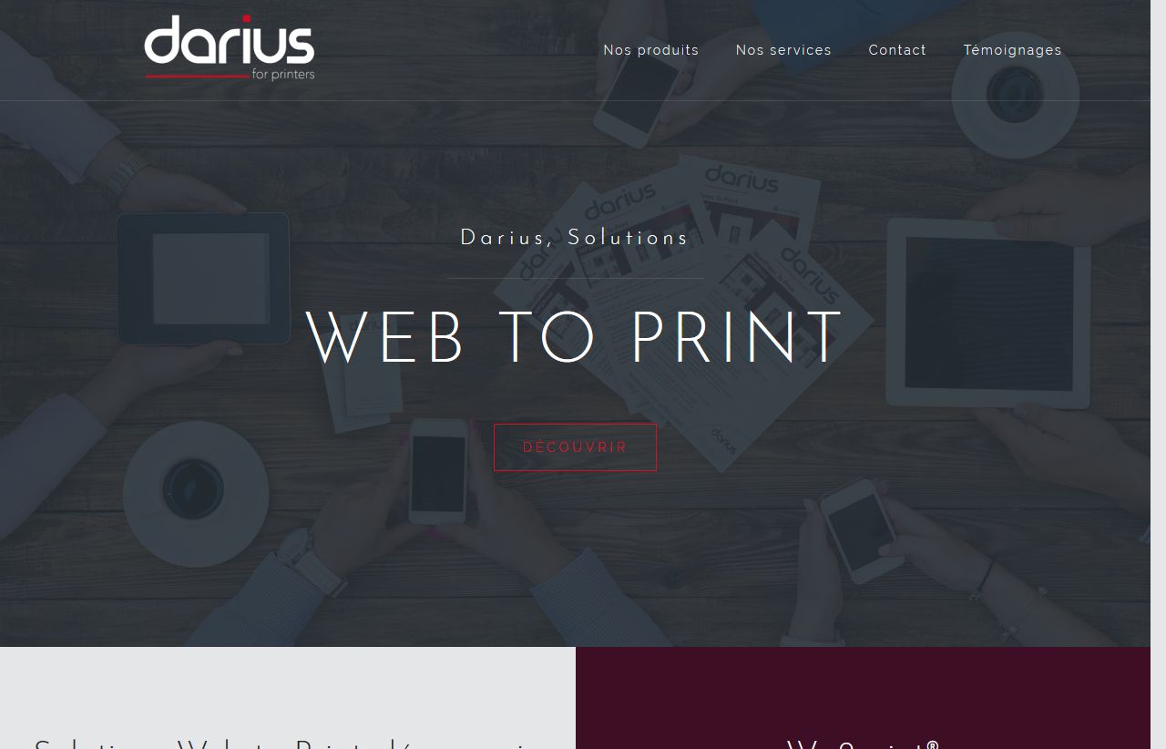 Détails : Web to print, solutions pour les imprimeurs