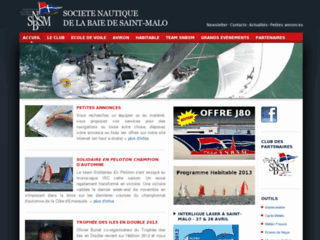 SNBSM : stages et cours de voile et aviron à  Saint Malo