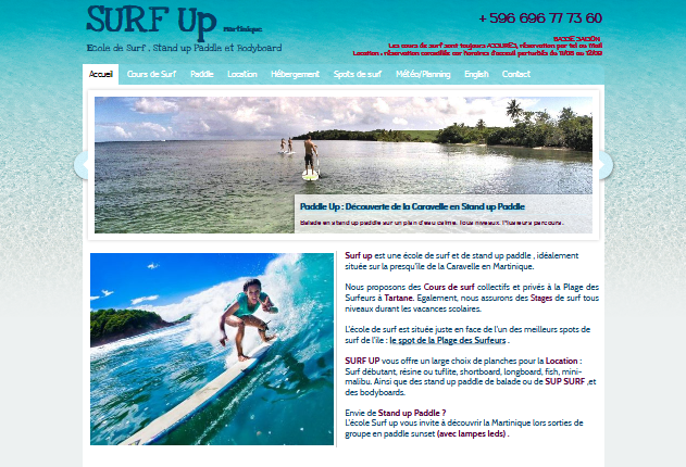 Surf up Martinique