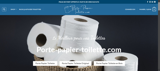 Détails : Boutique Porte-papier-toilette.com