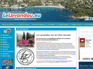Détails : Lelavandou.eu : tourisme & hébergement au Lavandou